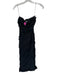 endless rose Size XS Black Polyester Strapless Ruffles Side Zip Gown Black / XS