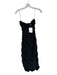 endless rose Size XS Black Polyester Strapless Ruffles Side Zip Gown Black / XS