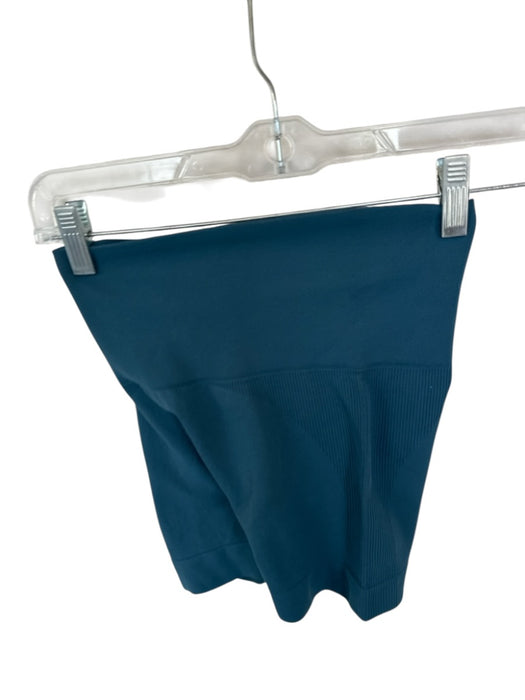 Set Active Size XS Teal Nylon Blend High Waist Bike Short Athletic Shorts Teal / XS