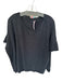 FP Beach Size XS Black Cotton Short Sleeve roll neck Oversize Top Black / XS