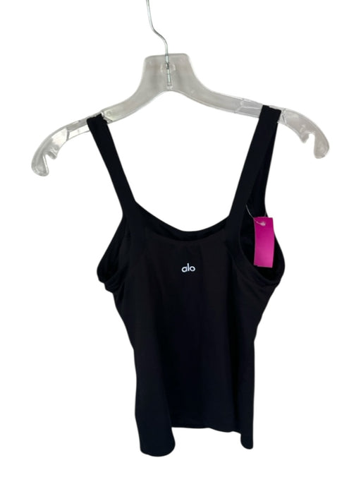Alo Size M Black Built in bra Sleeveless Athletic Top Black / M