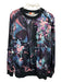 MSGM Size L Black & Multi Polyester Sequined Round Neck Abstract Sweater Black & Multi / L