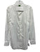 Sid Mashburn Size Est M White Cotton Solid Button Up Men's Long Sleeve Shirt White / Est M