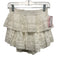 Loveshackfancy Size P White Cotton Elastic Waistband Lace Detail Mini Skirt White / P