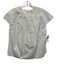 Ann Mashburn Size S White Cotton Cap Sleeve Pleated Back Keyhole Top White / S