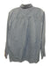 Ann Mashburn Size S Light Blue Cotton Long Sleeve Collar Blouse Top Light Blue / S