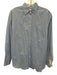 Ann Mashburn Size S Light Blue Cotton Long Sleeve Collar Blouse Top Light Blue / S