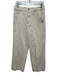 Ann Mashburn Size 29 Beige Cotton Denim Zip Fly High Rise Straight Leg Jeans Beige / 29