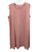 Lake Size L Red & White Pima Cotton Stripe Sleeveless Shift Dress Red & White / L