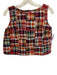 Kiel James Patrick Size S Red, Green, Multi Cotton Button Back Madras Plaid Top Red, Green, Multi / S