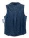 Frank & Eileen Size S Blue Cotton Chambray Button Down Patch Pocket Top Blue / S