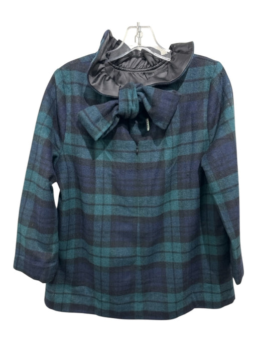 Tuckernuck Size L Blue, Green, Black Wool Blend Tartan Plaid Long Sleeve Top Blue, Green, Black / L