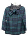 Tuckernuck Size L Blue, Green, Black Wool Blend Tartan Plaid Long Sleeve Top Blue, Green, Black / L