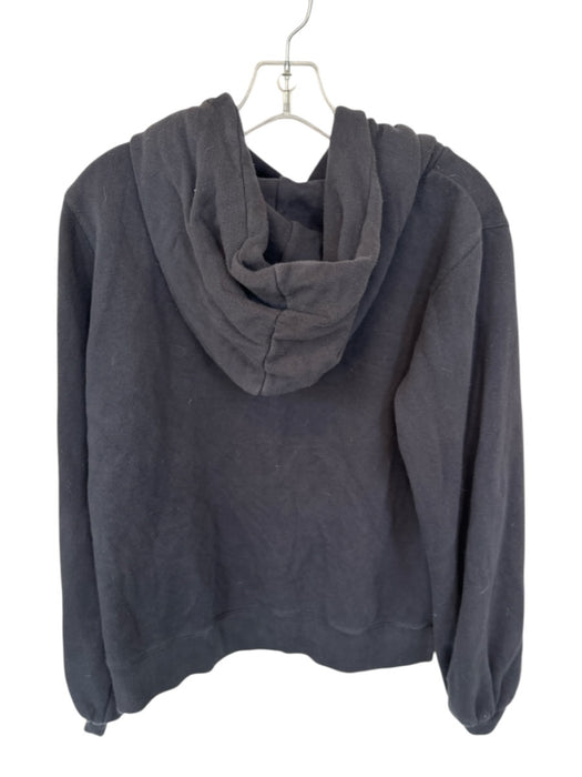Maeve Size S Dark Grey Hoodie Floral Embroidery Sweatshirt Dark Grey / S