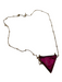 Anna Balkan Purple Gold Fill Gemstone Triangle Necklace Purple
