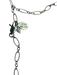 Anna Balkan Silver & Multi Gemstone Beads Lobster Clasp Cresant Moon Necklace Silver & Multi