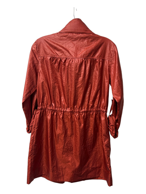 Zenergy Size 0 Red No Fabric Tag Zipper & Button Front Long Sleeve Jacket Red / 0