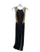 Jovani Size 4 Black & Nude Polyester Sleeveless Mesh Detail Low Back Gown Black & Nude / 4