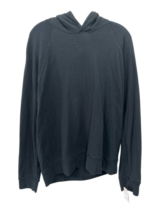 Alexander Wang Size M Black Cotton Solid Hoodie Men's Jacket Black / M