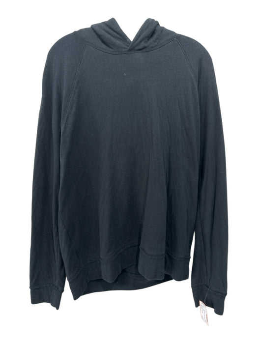 Alexander Wang Size M Black Cotton Solid Hoodie Men's Jacket Black / M