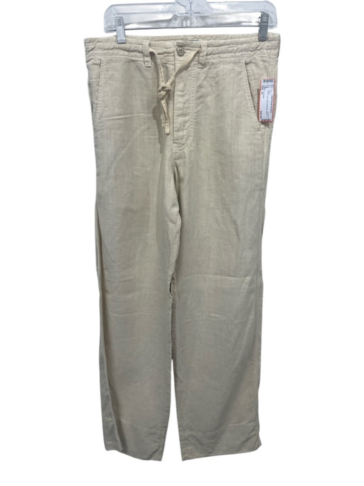 Paul Smith Size 29 Beige Linen Solid Men's Pants Beige / 29