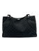 Gucci Black Leather & Canvas Guccissima Top Handle Magnetic Snap Closure Bag Black