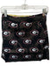 Loud Mouth Size 0 Black & Red Cotton Blend Side Zip UGA Skort Black & Red / 0