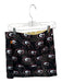 Loud Mouth Size 4 Black & Red Cotton Blend Side Zip UGA Skort Black & Red / 4