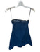 Princess Polly Size 4 Dark Wash Cotton Blend Strapless Built - In Shorts Dress Dark Wash / 4