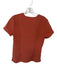 Figs Size XS Burnt Orange Polyester Blend V Neck Pocket Short Sleeve Top Burnt Orange / XS