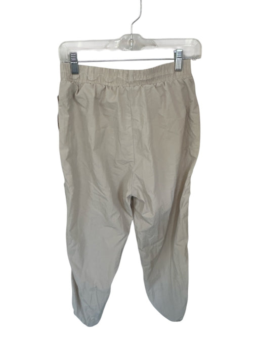 Wilo Size S Tan Nylon Cuffed Pockets Elastic Waist Pants Tan / S