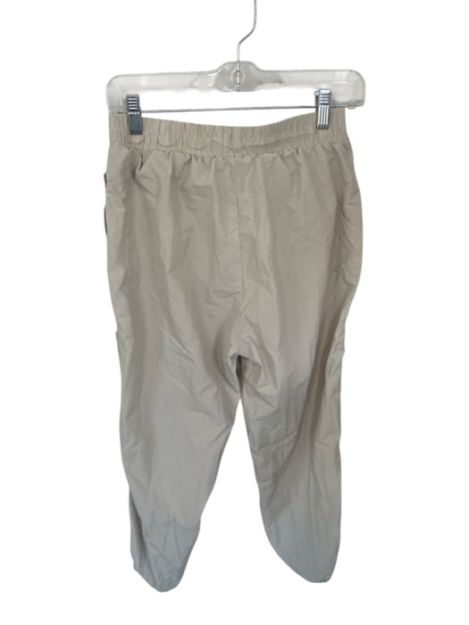 Wilo Size S Tan Nylon Cuffed Pockets Elastic Waist Pants Tan / S