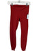 Vuori Size XS Rust Polyamide Back Zip Stitching Detail Side Pockets Leggings Rust / XS