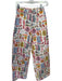 Wrangler Size 25 White & Multi Cotton Abstract High Waist Barrel Jeans White & Multi / 25