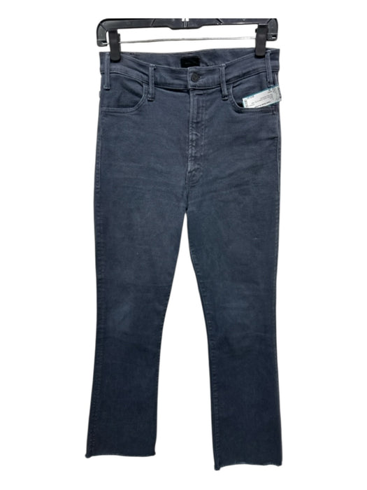 Mother Size 28 Dark Gray Cotton Button & Zip High Rise Flare Jeans Dark Gray / 28