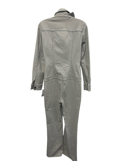 Stella McCartney Size 42 Light Wash Cotton Blend Zip & Button Jumpsuit Light Wash / 42