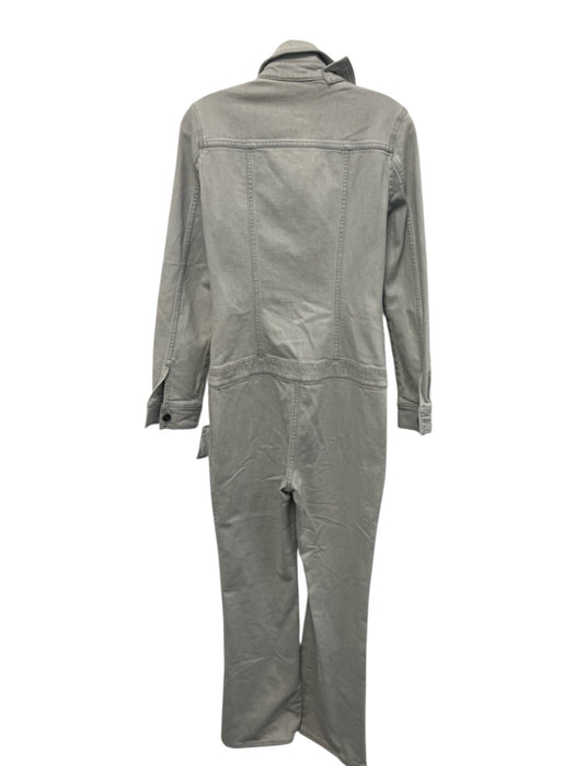 Stella McCartney Size 42 Light Wash Cotton Blend Zip & Button Jumpsuit Light Wash / 42