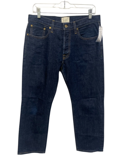 Sid Mashburn Size 34 Dark Wash Cotton Solid Jean Men's Pants Dark Wash / 34