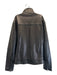 Carbon2Cobalt Size XL Black Leather Solid Zipper Men's Jacket Black / XL