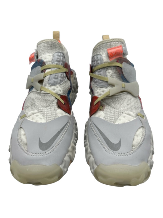 Nike Shoe Size 12 White & Multi Synthetic Abstract Sneaker Men's Shoes White & Multi / 12