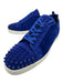 Christian Louboutin Shoe Size 45.5 Like New Blue Suede Solid Spikes Men's Shoes Blue / 45.5