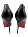 Christian Louboutin Shoe Size 36 Black Patent Leather Pointed Toe Stiletto Pumps Black / 36