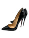 Christian Louboutin Shoe Size 36 Black Patent Leather Pointed Toe Stiletto Pumps Black / 36
