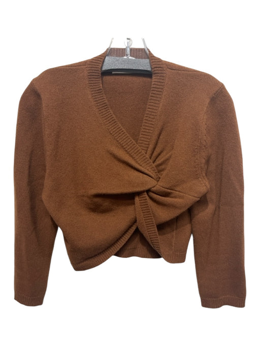 Tory Burch Size M Brown Cashmere Knot Detail Sweater Brown / M