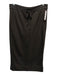 No 21 Size 42 Dark Brown Cotton Drawstring Waist Pockets Skirt Dark Brown / 42