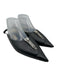 Stella McCartney Shoe Size 38.5 Black Faux Leather Pointed Toe Slingback Flats Black / 38.5