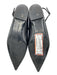 Stella McCartney Shoe Size 38.5 Black Faux Leather Pointed Toe Slingback Flats Black / 38.5