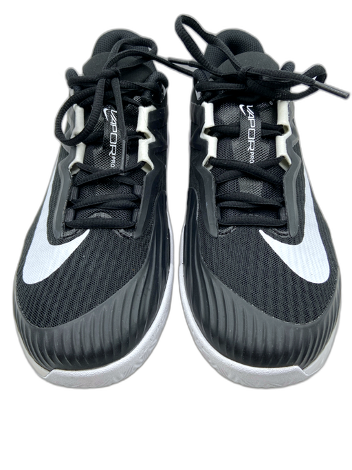 Nike Shoe Size 10 Black & White Synthetic Rubber Sole Swoosh Lace Up Sneakers Black & White / 10