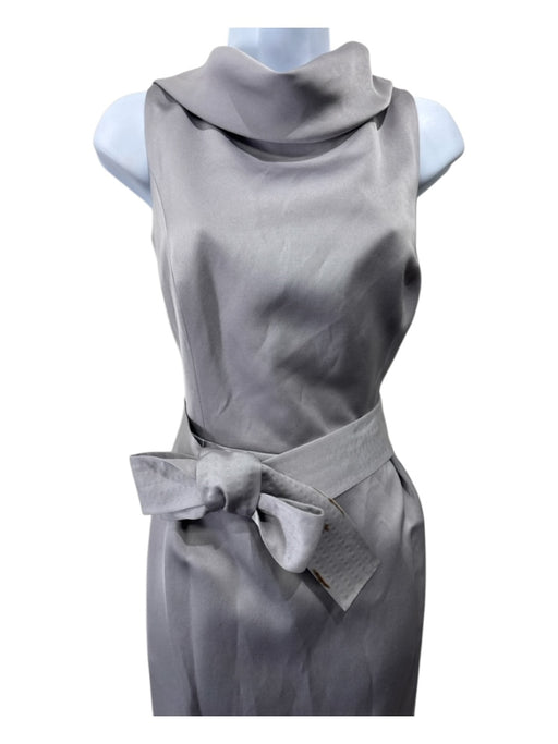 Escada Size 36 Gray Triacetate Blend Sleeveless Boat Neck Princess Seams Dress Gray / 36