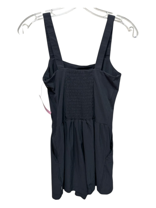 Vuori Size XS Gray Sleeveless Pleated Smocked Back Romper Gray / XS